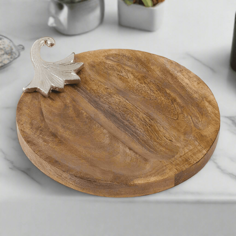 Pumpkin Serving Plate - The Shops at Mount Vernon