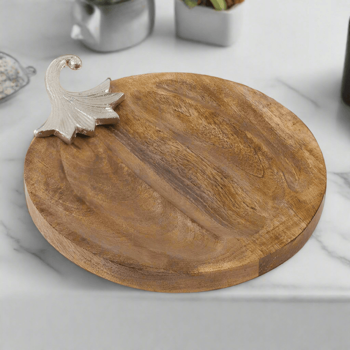 Pumpkin Serving Plate - The Shops at Mount Vernon