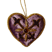Purple Heart Ornament St. Nicolas - The Shops at Mount Vernon