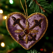 Purple Heart Ornament St. Nicolas - The Shops at Mount Vernon