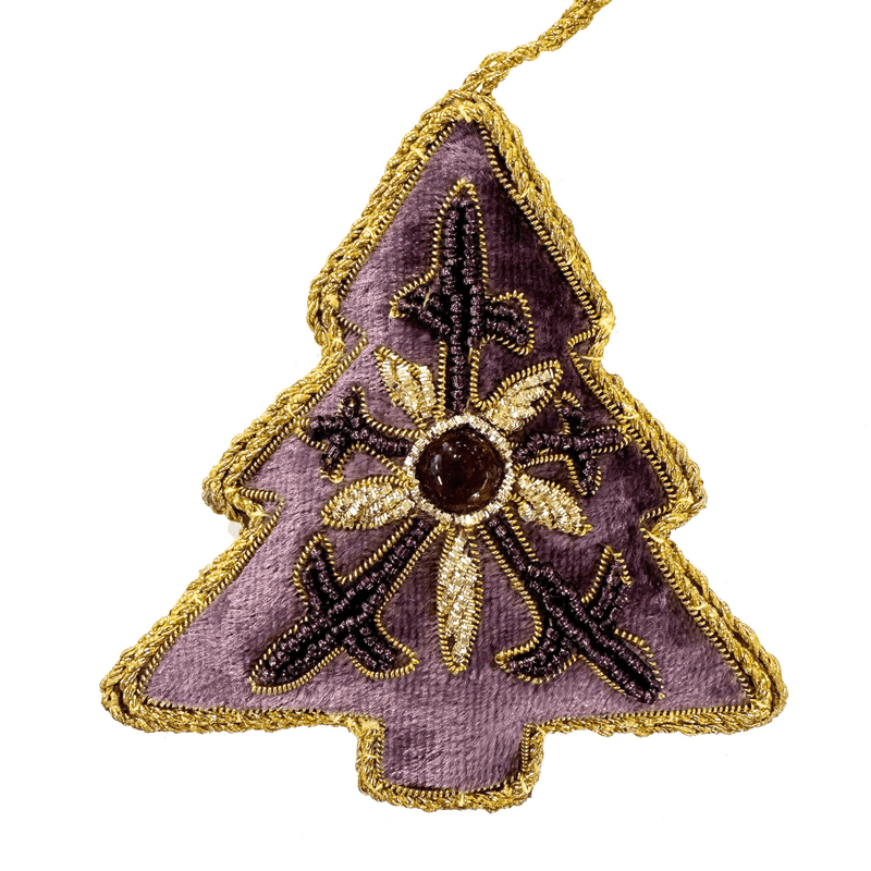 Purple Tree Ornament St. Nicolas - The Shops at Mount Vernon