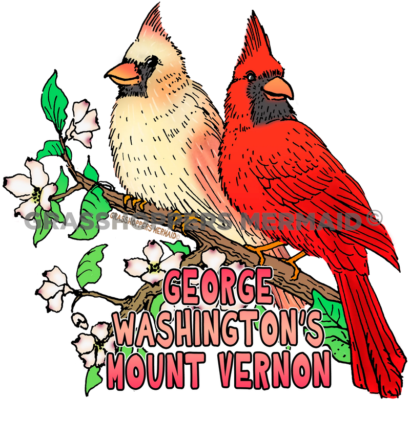 STICKER COUPLE CARDINAL