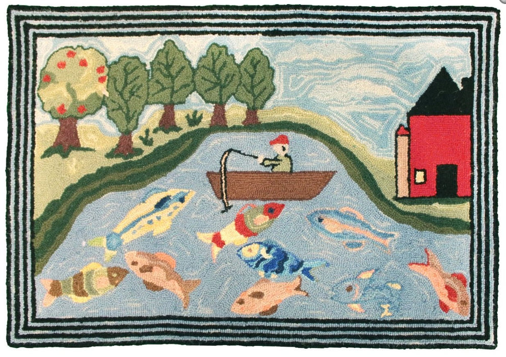 Rainbow Lake Fish Rug/Mat - The Shops at Mount Vernon