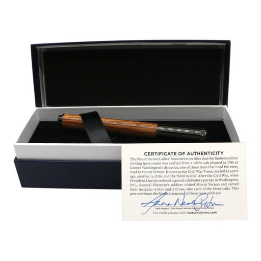 Rollerball Pen Gun Metal Civil War Wood - The Shops at Mount Vernon