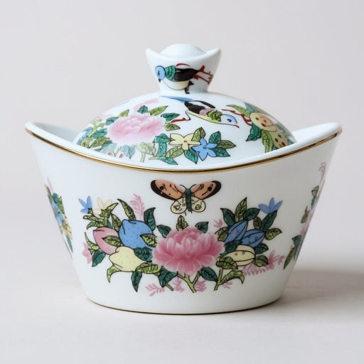 Rose Canton Porcelain Yuanbao Ingot Box - The Shops at Mount Vernon