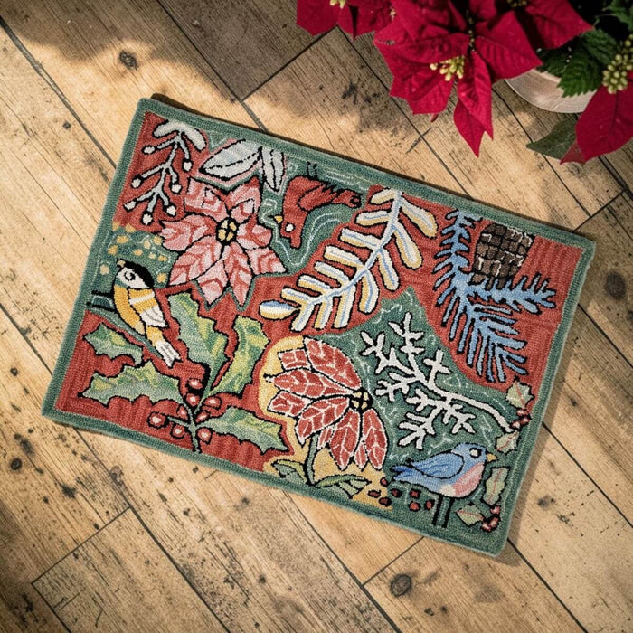 Rug Bloomer Christmas 2X3 - The Shops at Mount Vernon