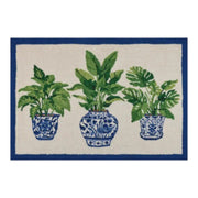 Rug Hooked Chinoiserie Flowers 27X40 - The Shops at Mount Vernon