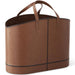 Saddle Brown Ultra Suede Basket - The Shops at Mount Vernon