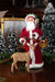 Santa Caroler With Reindeer - Byers Choice - The Shops at Mount Vernon