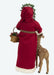 Santa Caroler With Reindeer - Byers Choice - The Shops at Mount Vernon