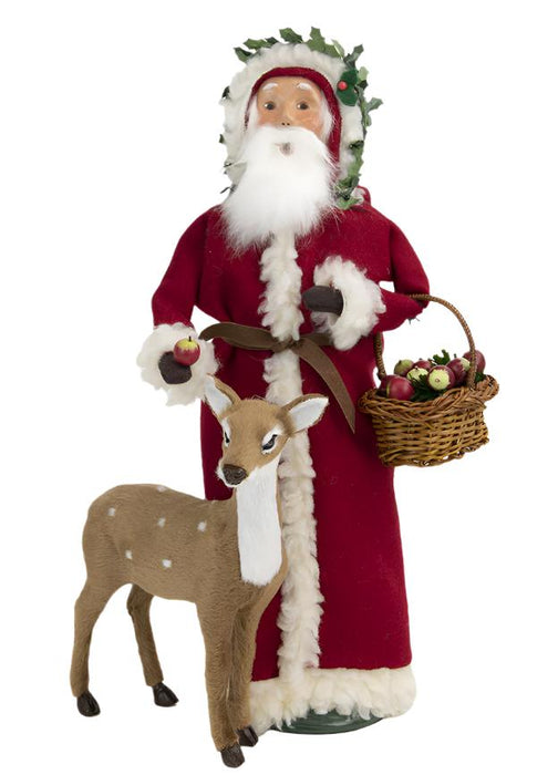 Santa Caroler With Reindeer - Byers Choice - The Shops at Mount Vernon