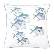 Seaglass Fish Pillow - Indoor/Outdoor Pillow - The Shops at Mount Vernon
