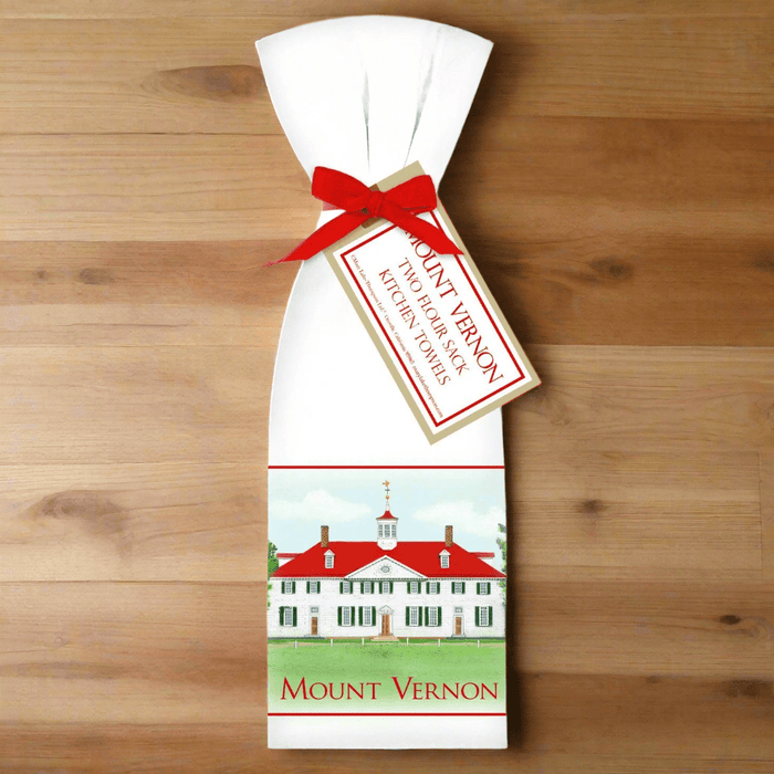 Set of 2 Mount Vernon Flour Sack Towels - The Shops at Mount Vernon