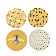 Set of 4 Bee Coasters - The Shops at Mount Vernon