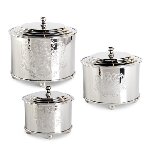 Silver Metal Decorative Boxes - Assorted Sizes - The Shops at Mount Vernon