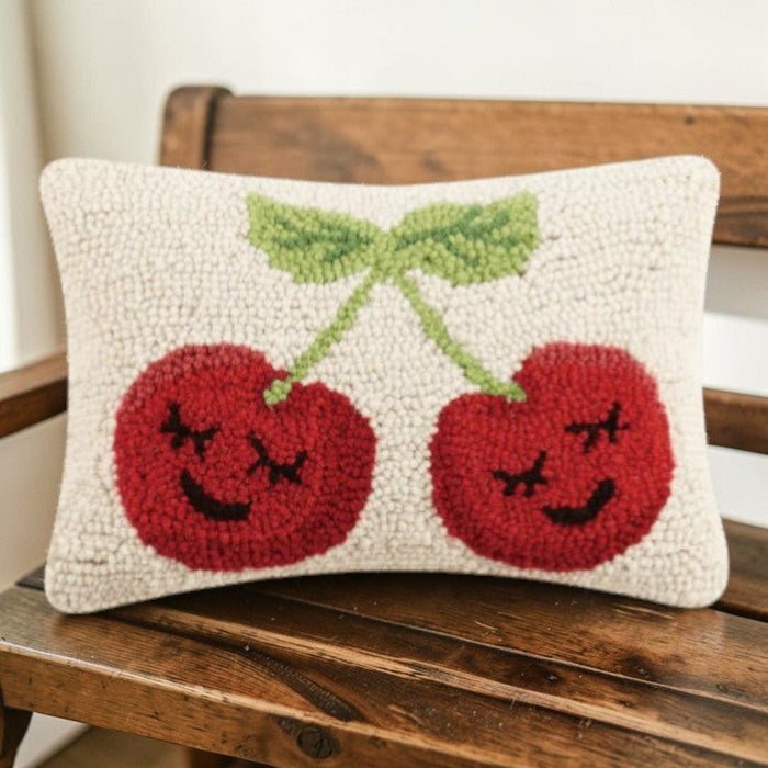 Smiling Cherries Hook Pillow - The Shops at Mount Vernon