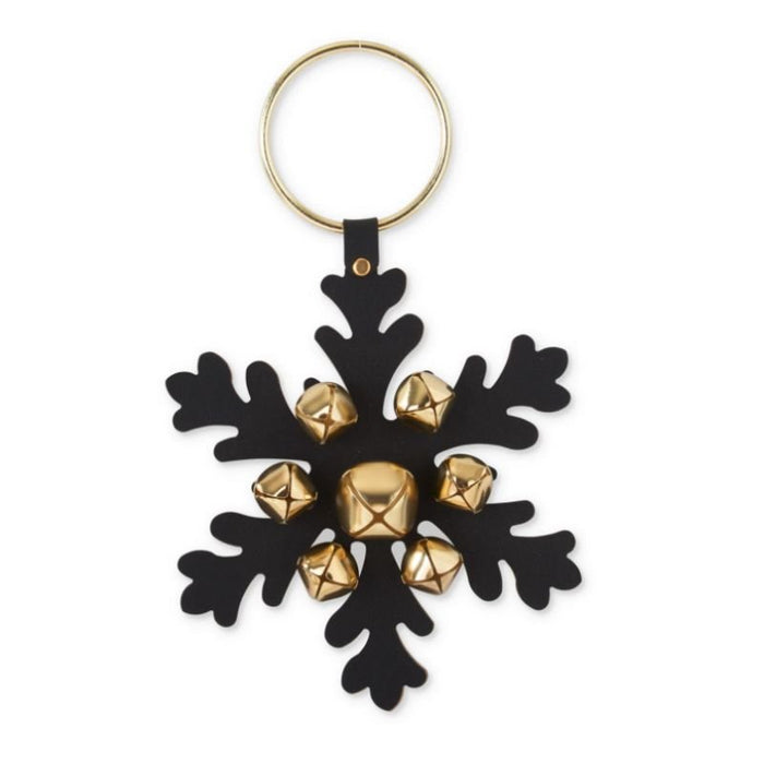 Snowflake Hanger With Bells - Assorted Colors - The Shops at Mount Vernon