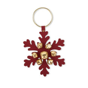 Snowflake Hanger With Bells - Assorted Colors - The Shops at Mount Vernon