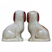 Staffordshire Dog Pair – Brown and White - The Shops at Mount Vernon