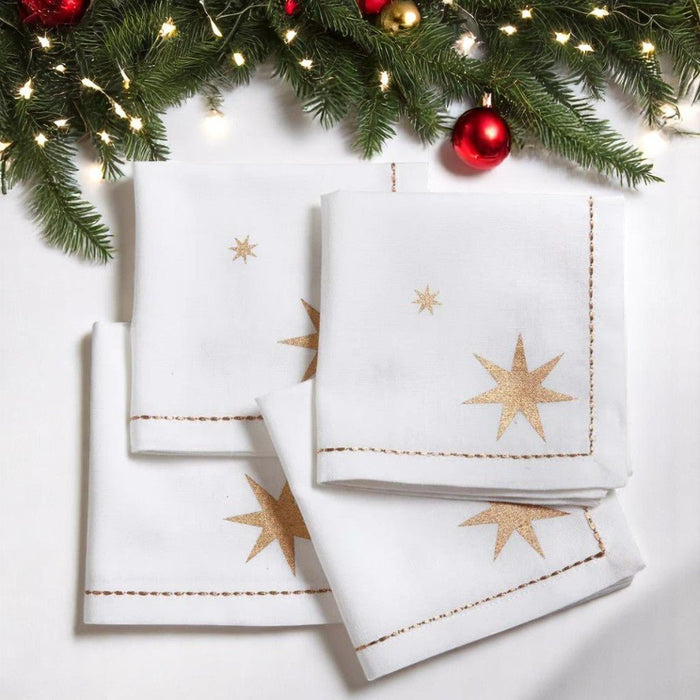 Starlight Cocktail Napkins – Set of 4 - The Shops at Mount Vernon