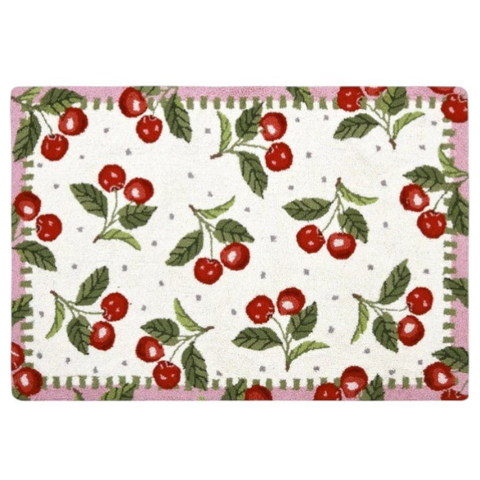Sweet Cherry Wool Rug – 27” x 40 - The Shops at Mount Vernon