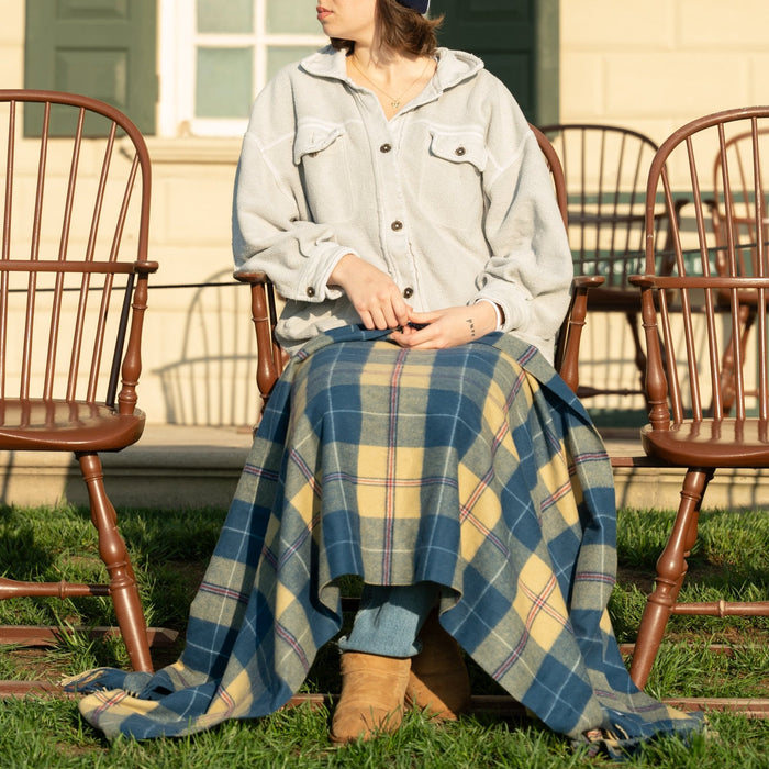 Tartan Knee - Wool Lap Blanket - The Shops at Mount Vernon