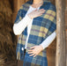 Tartan Shawl - Wool Stole - Wool Oversized Scarf - The Shops at Mount Vernon