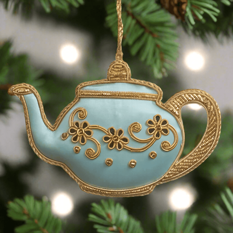 Tea Party Pot Ornament St. Nicolas - The Shops at Mount Vernon