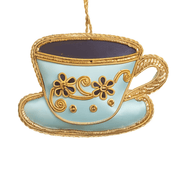 Tea Party Teacup Ornament St Nicolas - The Shops at Mount Vernon