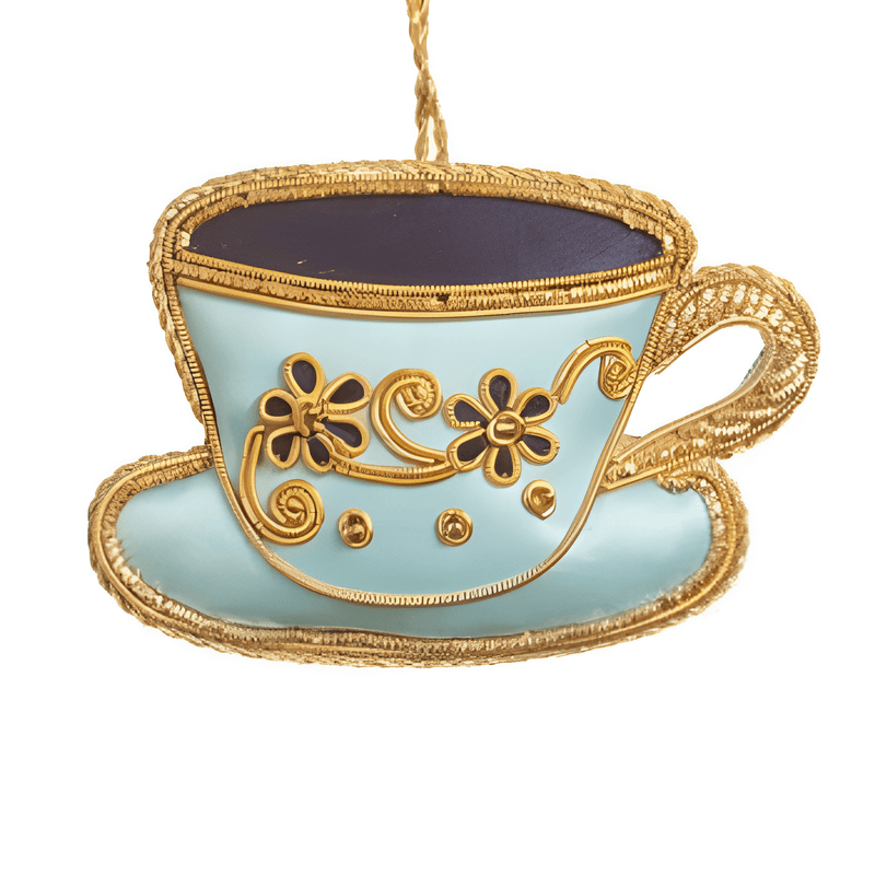 Tea Party Teacup Ornament St Nicolas - The Shops at Mount Vernon