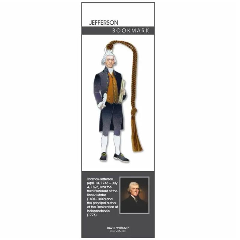 Thomas Jefferson Metal Bookmark - The Shops at Mount Vernon