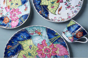 Tobacco Leaf Dessert Plate - The Shops at Mount Vernon