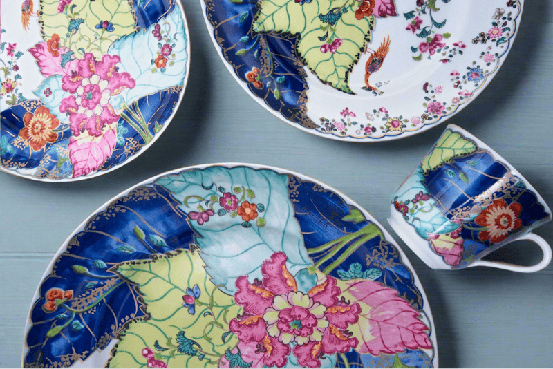 Tobacco Leaf Dessert Plate - The Shops at Mount Vernon