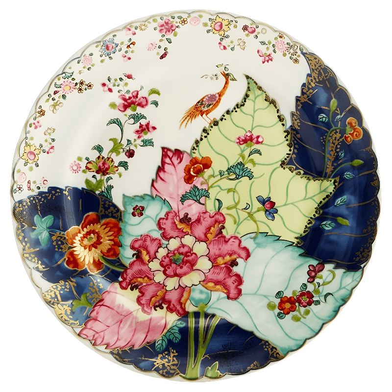 Tobacco Leaf Dinner Plate - The Shops at Mount Vernon