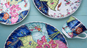 Tobacco Leaf Dinner Plate - The Shops at Mount Vernon