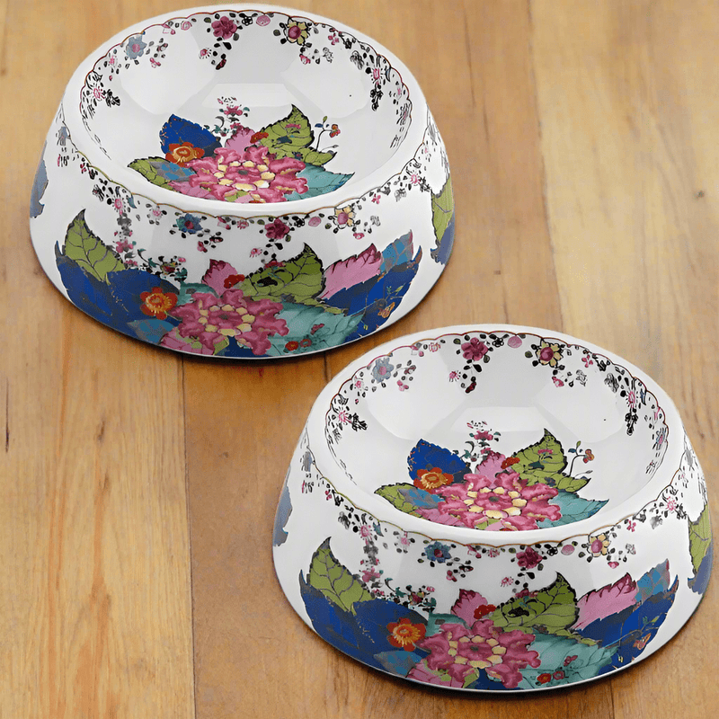 Tobacco Leaf Pet Bowl - Pet Dish - The Shops at Mount Vernon