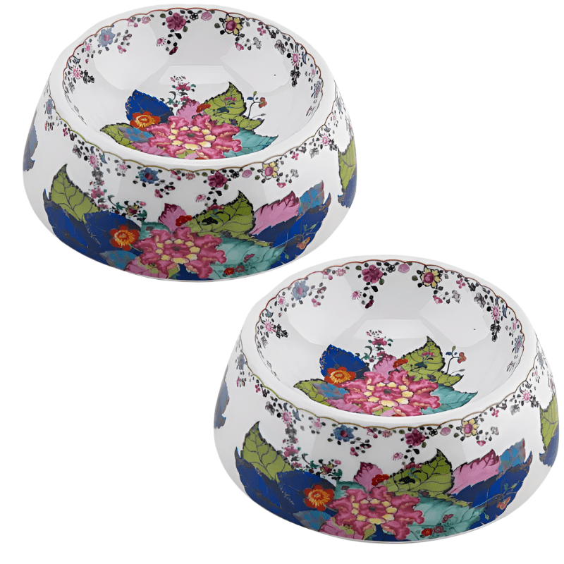 Tobacco Leaf Pet Bowl - Pet Dish - The Shops at Mount Vernon