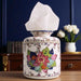 Tobacco Leaf Porcelain Tissue Box Cover Jar - The Shops at Mount Vernon