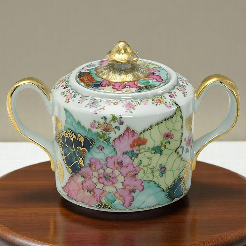 Tobacco Leaf Sugar Pot - The Shops at Mount Vernon