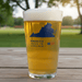 VA250 Historic Museums Collaboration Pint Glass - The Shops at Mount Vernon