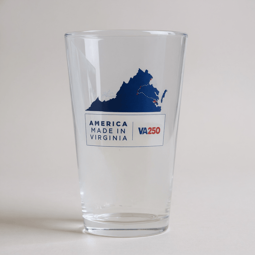 VA250 Historic Museums Collaboration Pint Glass - The Shops at Mount Vernon