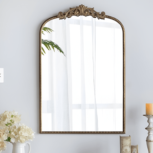 Versailles Arched Gold Mirror - The Shops at Mount Vernon
