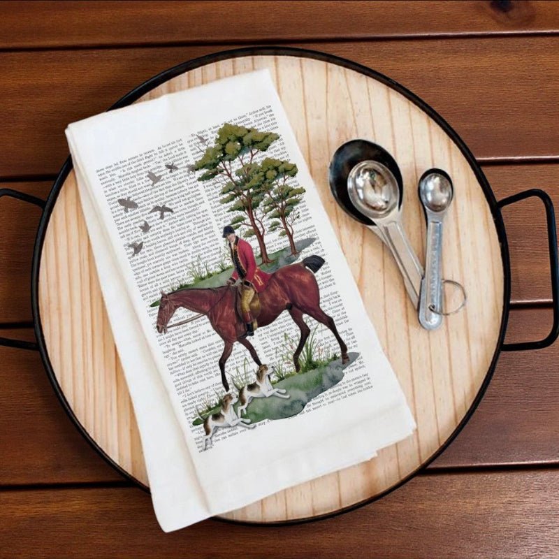 Vintage Hunter Flour Sack Tea Towel - The Shops at Mount Vernon
