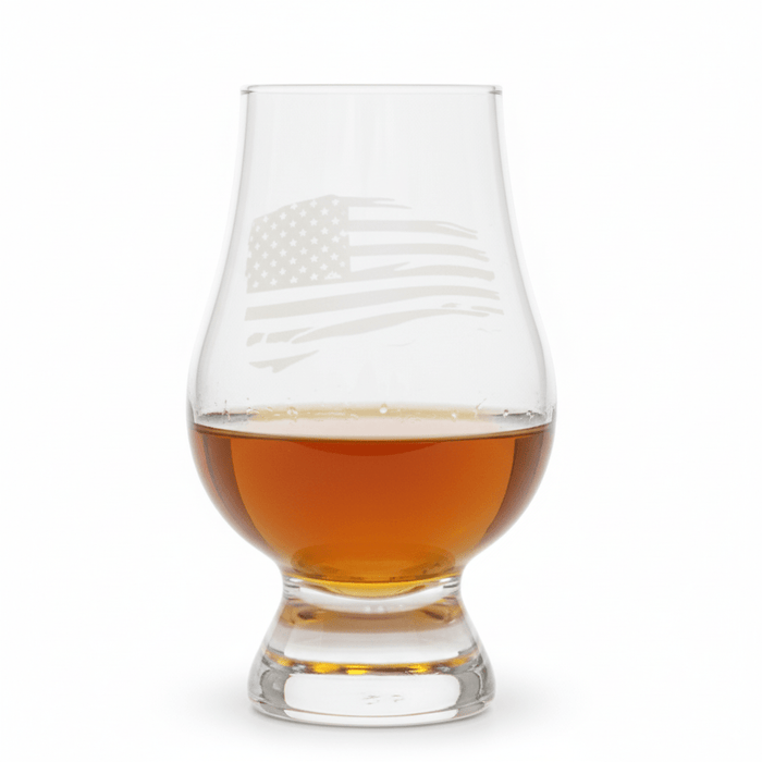 Waving Flag Whiskey Tasting Glass - The Shops at Mount Vernon