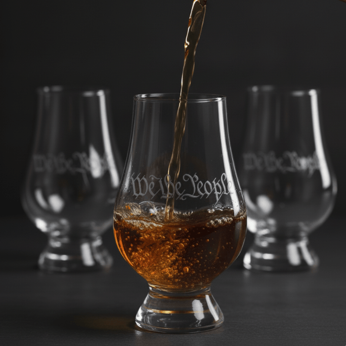 We the People Glencairn Whiskey Tasting Glass - The Shops at Mount Vernon