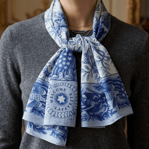Welcome Lafayette Scarf - The Shops at Mount Vernon