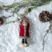 Wine Velvet Belsnickle Ornament - The Shops at Mount Vernon