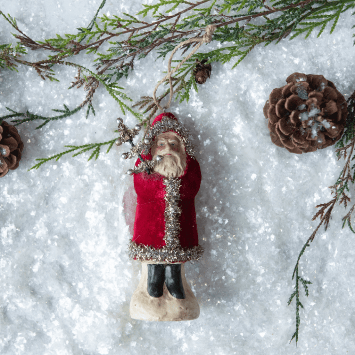 Wine Velvet Belsnickle Ornament - The Shops at Mount Vernon