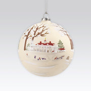 Winter Wonderland Mount Vernon Glass Ball Ornament - The Shops at Mount Vernon