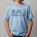 Youth George Washington Frame T-Shirt – Light Blue - The Shops at Mount Vernon